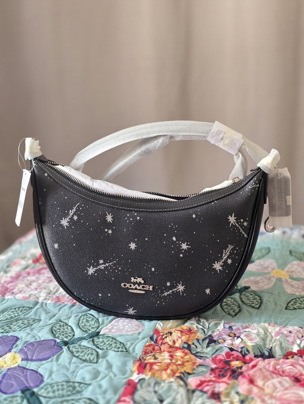 *NWT* COACH Aria Black Star Bag - Picture 10 of 13